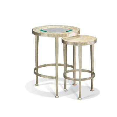 Cadiz Glass Nesting End Table