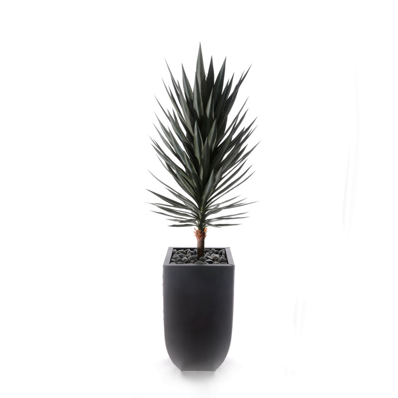 Faux Yucca Plant in Planter
