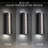 Cascade Stainless Steel LED Wall Light-94950736