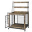 Cage pour chien avec cadre en fer