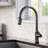 Karran Auburn Single Handle Pull Down Sprayer Kitchen Faucet-67133605