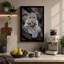 Leopard on Branch Modern 1 Piece Wrapped Canvas Wall Art-1508530075-1508530078