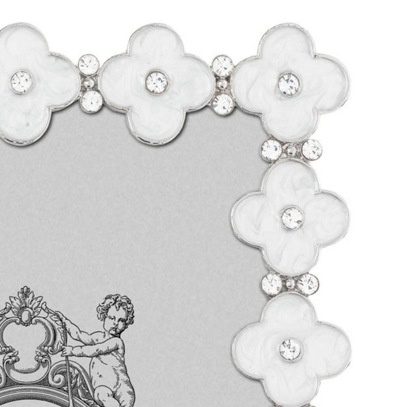 Clover Metal Picture Frame, 4" x 6"