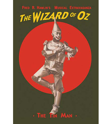 « the the wizard of oz-the tin man » par olivier-morgan, affiche rétro