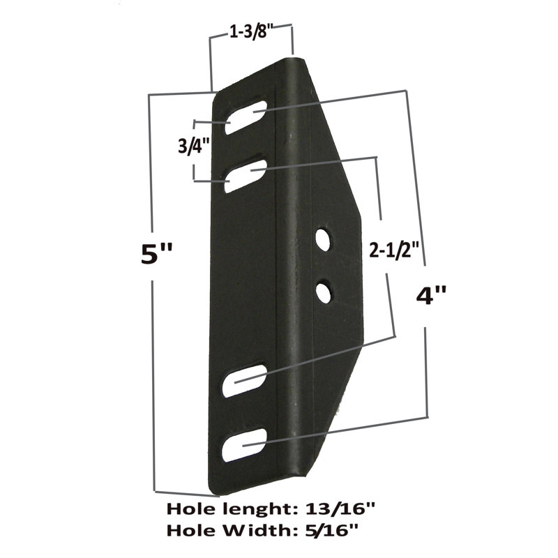 Bolt on Headboard/Footboard Bed Frame, Bed Rails & Centre Support, California King