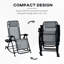 Chaises berçantes d'extérieur 2 pièces Outsunny