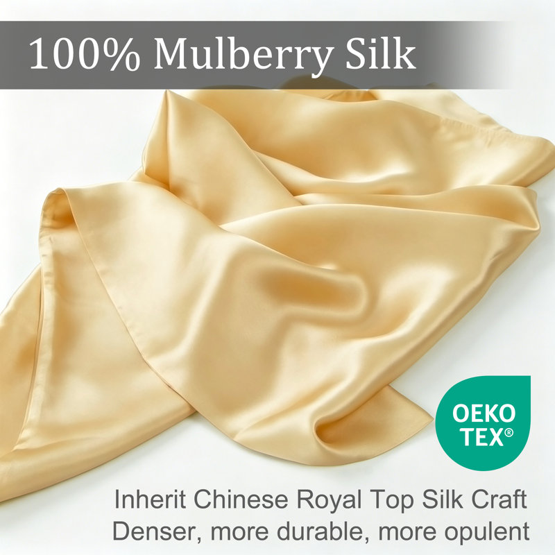 Taie d'oreiller zippée en soie de mûrier naturelle 19 mommes, housse de coussin double face en soie véritable pour les cheveux et la peau, vendue à l'unité - NTBAY