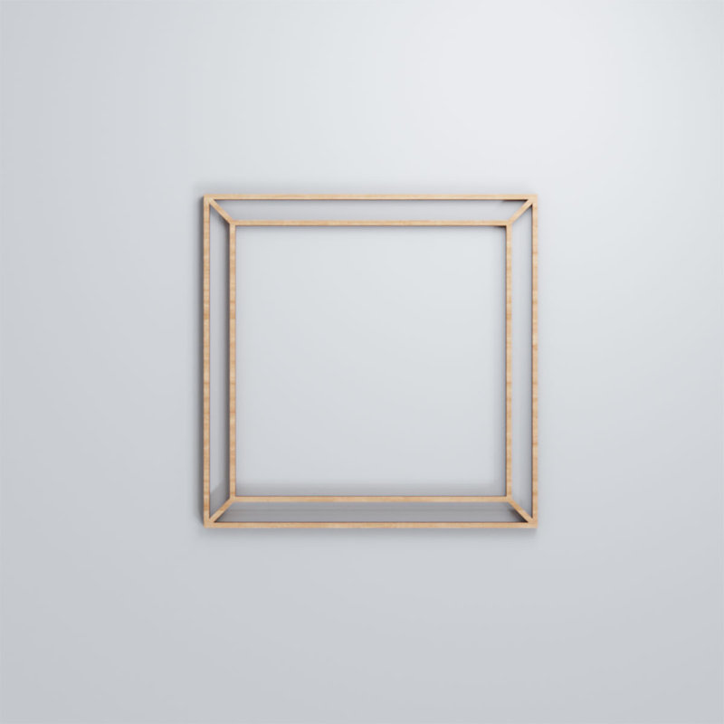 Panneaux muraux décoratifs en bois Fairplay, Aulne, H 7,375 po x l 7,375 po x P 0,25 po