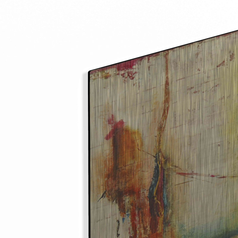 Red Barrel Studio® «Fragile II» par Erin Ashley, art mural en métal, H 48 po x l 16 po