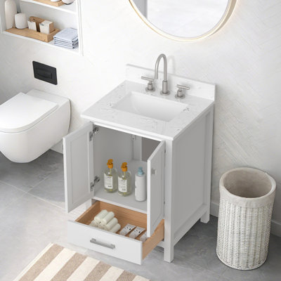Cholena 24 Inch Bathroom Vanity With Single Sink