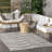 Lorene High-Low Geometric Indoor/Outdoor Area Rug-1377690559