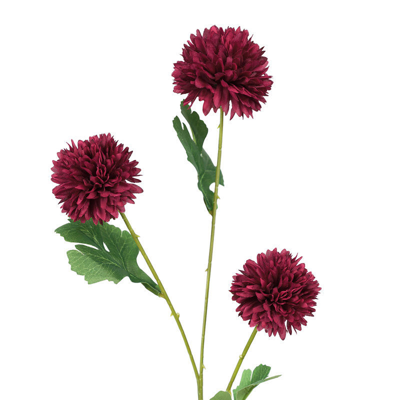 Vaporisateur de tige de fleur artificielle, Rouge bourgogne