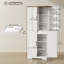 Armoire de rangement 72 po, blanc