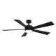 Wynd 5-Blade Outdoor/Indoor Smart Ceiling Fan with LED Light Kit Included and Remote Control Included