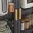 Open-Door Kitchen Shelving Floor-To-Ceiling Multilevel Household Microwave Storage Cabinet Bowls Side Cabinets Cabinets Storage Cabinets (No Include Stool)-1547314105