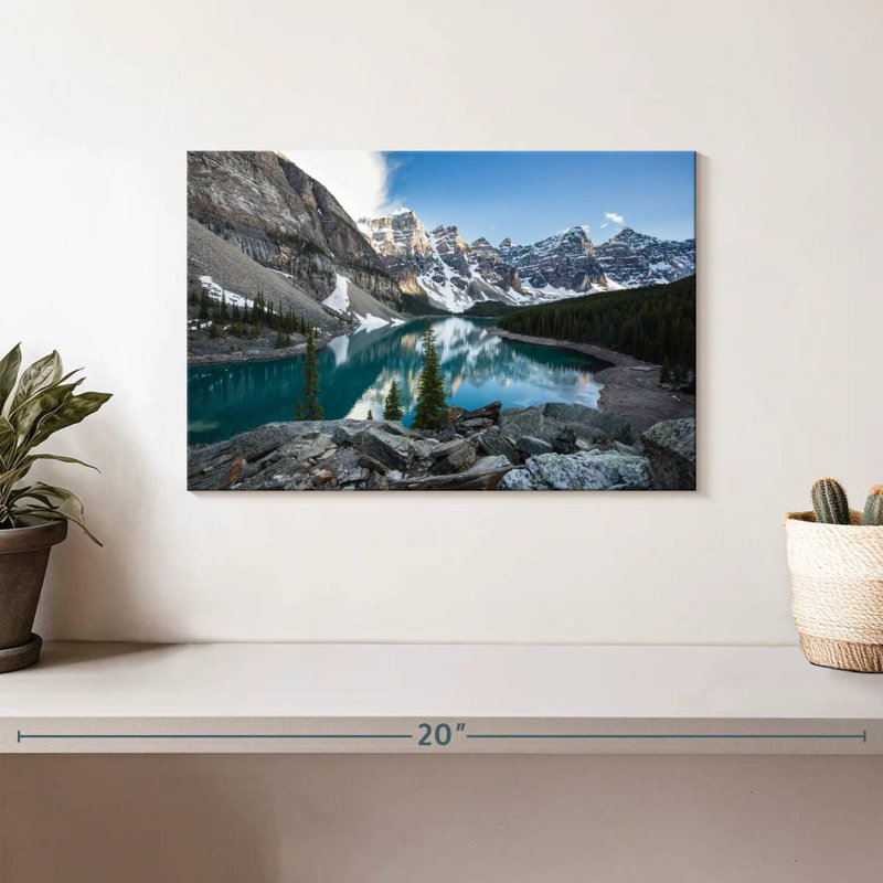 Lac Moraine bleu Alvord Glacial, H 8 po x l 12 po