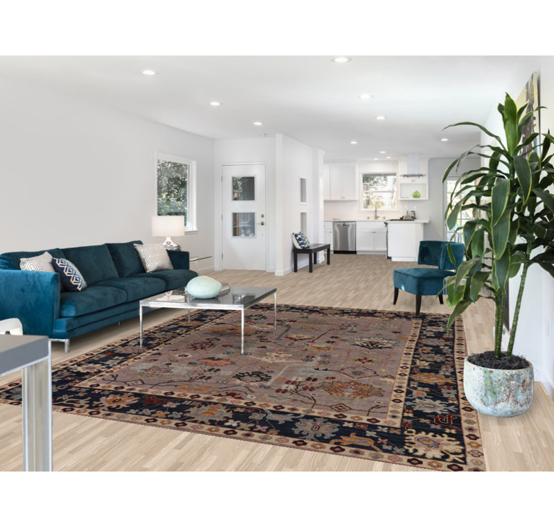 One-of-a-Kind Rectangle Cotton Area Rug