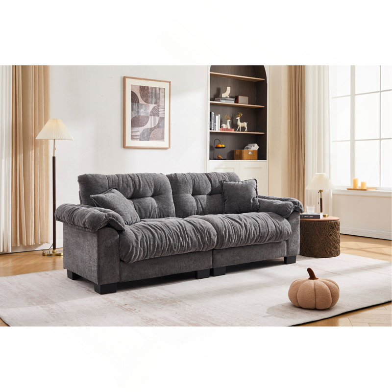 Canapé 3 places Casual, Gris