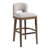 Upholstered Counter Stool with Solid Wood Frame-88284891