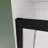 Semi-Frameless Pivot Hinged Glass Shower Door 56-60 in. W x 72 in. H,1/4" (6mm) Tempered Glass, Matte Black Finish, Reversible Glass Shower Door
