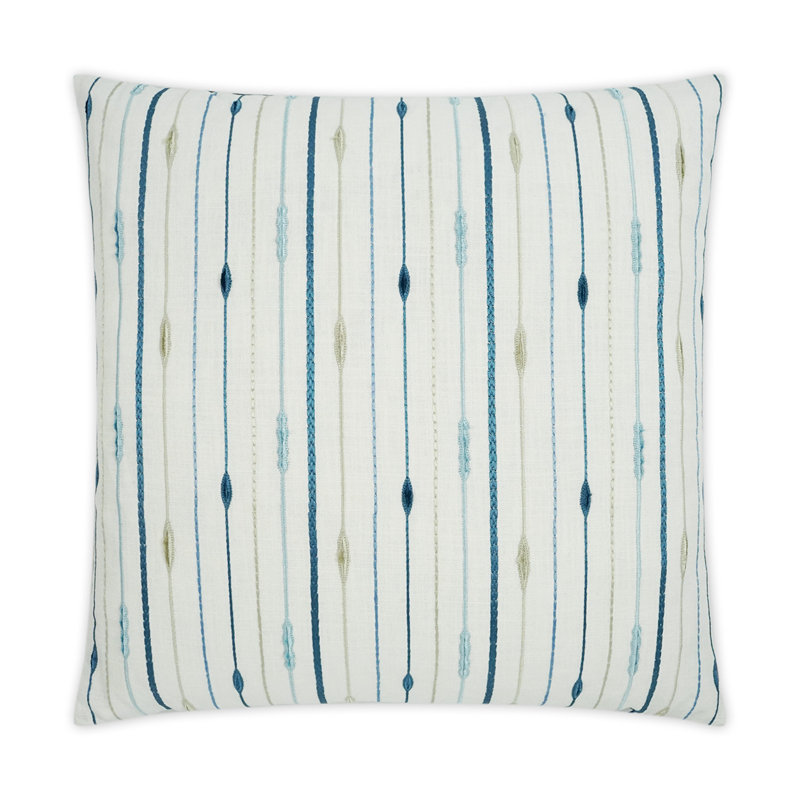 Coussin Pacesetter, Bleu, Carré 20 po