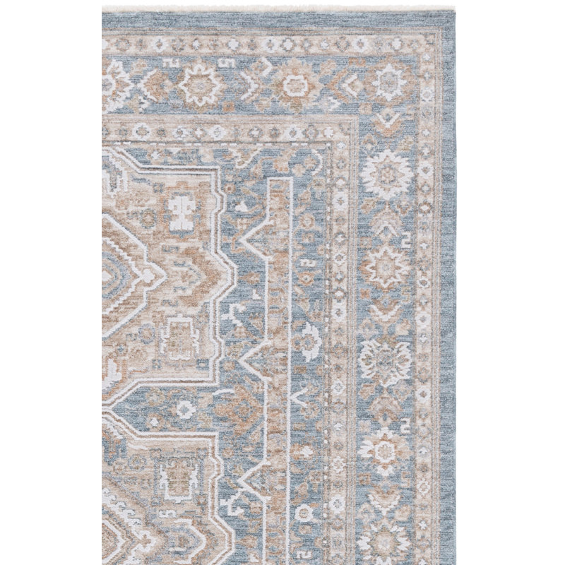 Finley Performance Oriental Indoor Rug, Square 6'7"