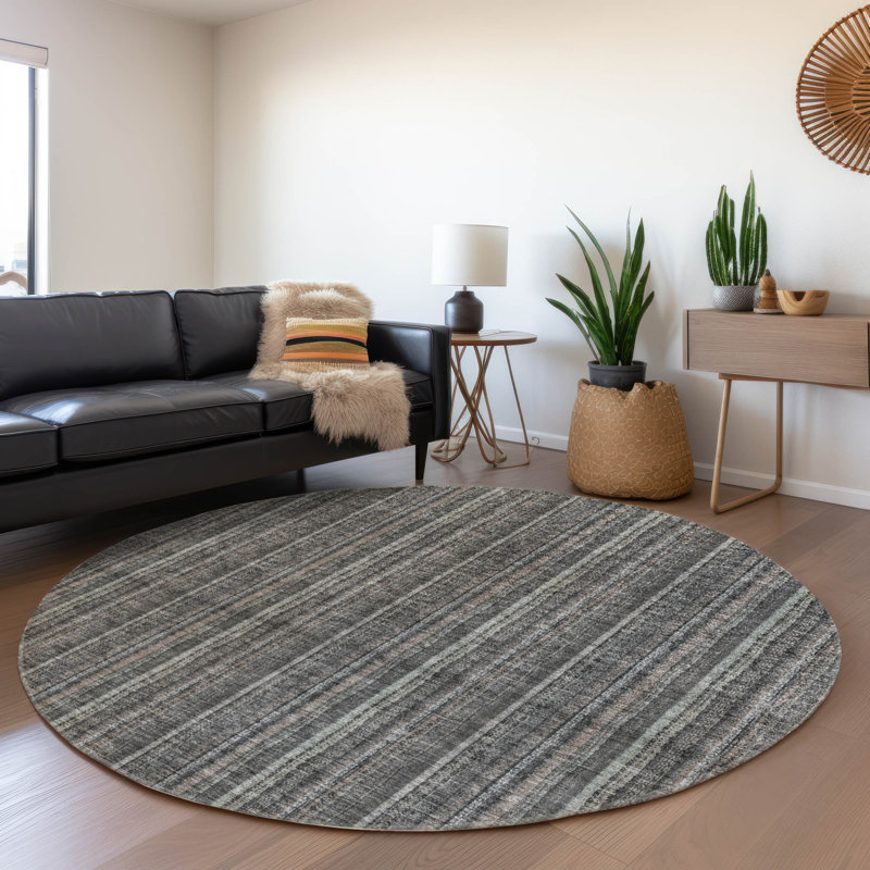Chayden Area Rug, Rond 8 pi