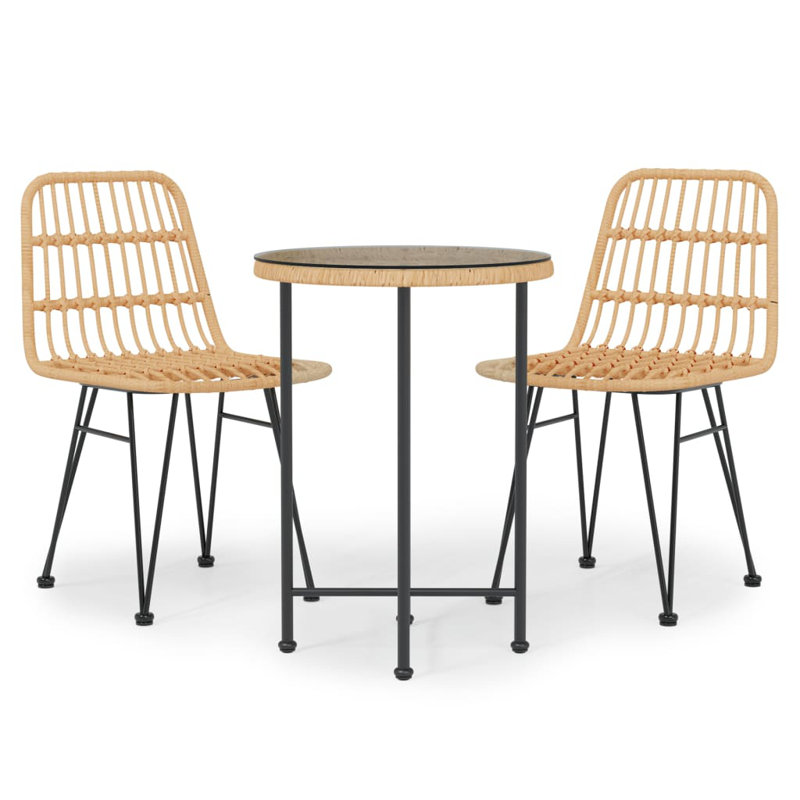 Ensemble de salle à manger de jardin pour l'extérieur