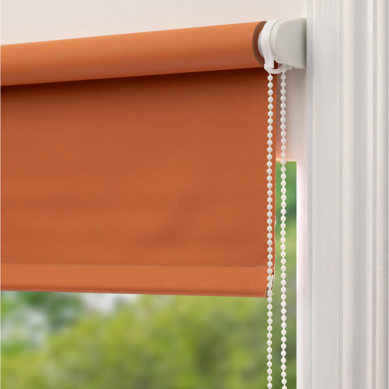 Roller Blind, 60cm W x 160cm L, Tomato Cream
