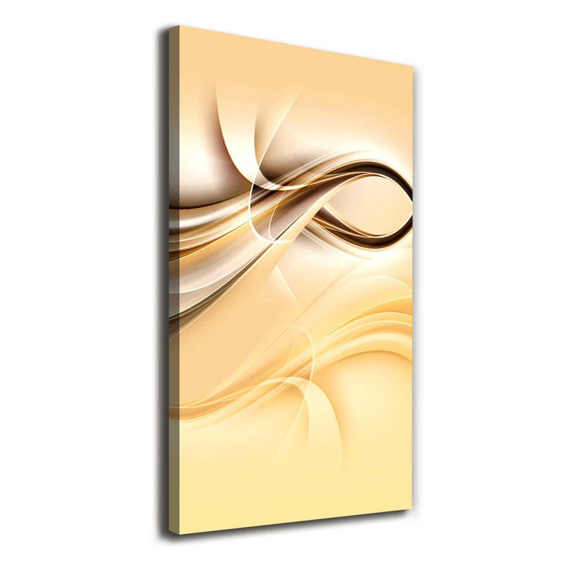 Wave Abstraction - Wrapped Canvas Print