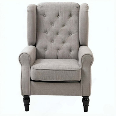 High Wingback Reading Chair,Accent Chair,Button Tufted Accent Chair(Only Accent Chair)