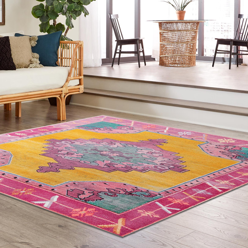 Oppie Oriental Indoor Rug, Square 7'6"