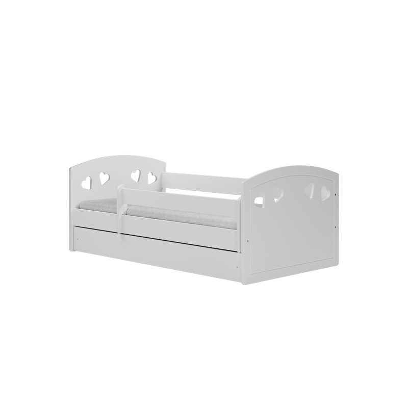Makenna Standard Panel with Storage Included, White, 80 x 160 cm