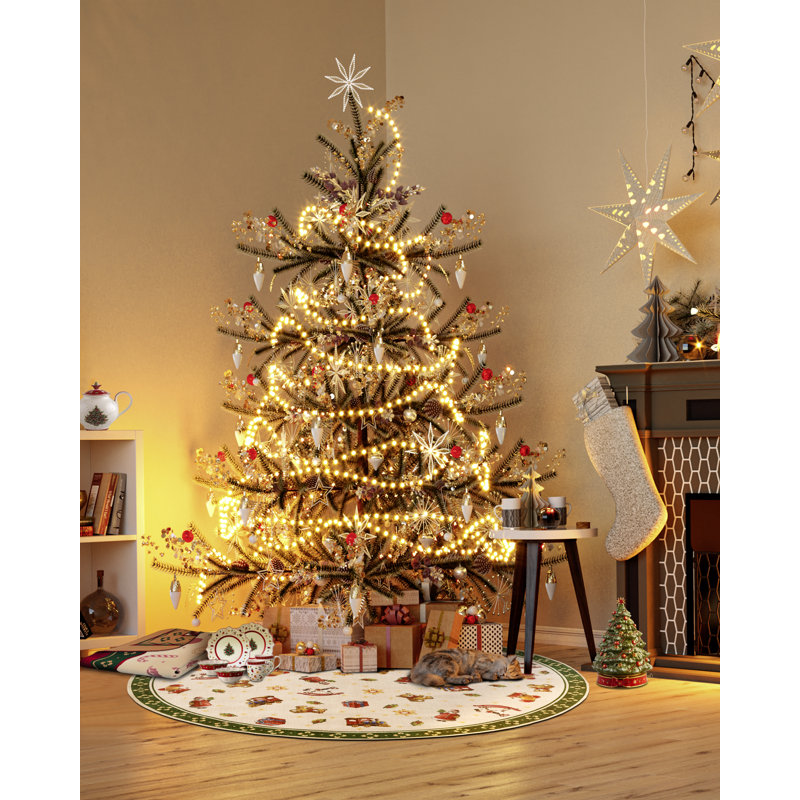 Toy`s Delight Area Rug, Multi-colored Green, Round 152cm