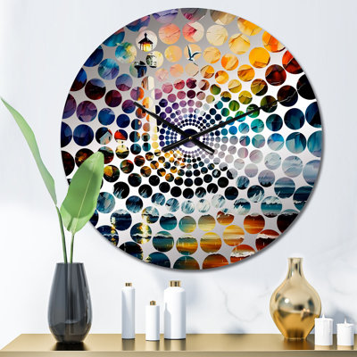 Lighthouse By The Ocean V - Coastal Light House Wall Clock