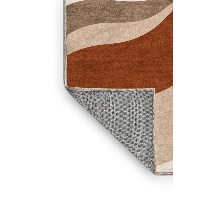 Tapis beige lavable à la machine Benson, 2 x 5