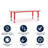Goddard Plastic Adjustable Height Kids Activity Table-12161679