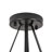 3-Light Natural Rattan Semi Flush Mount Light