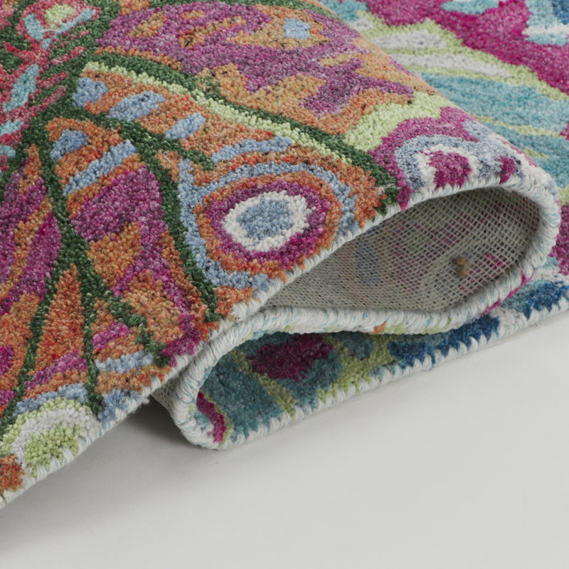Flutter Butterfly Hand-Tufted Recycled Polyester Indoor/Outdoor Accent Rug, Rectangle 2' x 3'
