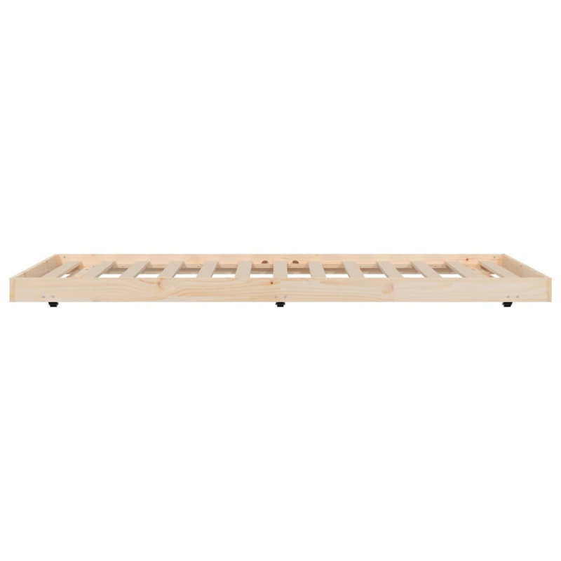 Pente Solid Wood Bed, Oak, European Single (90 x 200cm)