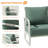 7 - Person Aluminum Patio Conversation Sets with Gilder&Swivel Chairs and Firepit-1492056786