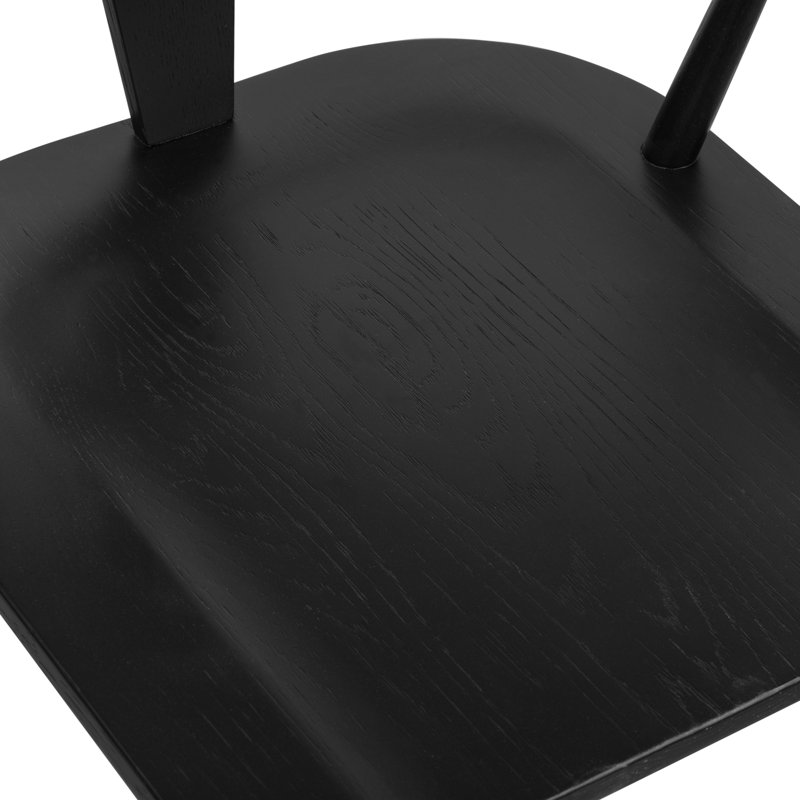 Chaise de salle à manger Enzo, Noir
