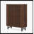 6-Tier Wooden Shoe Cabinet With Louvered Doors & Adjustable Shelves-929723671