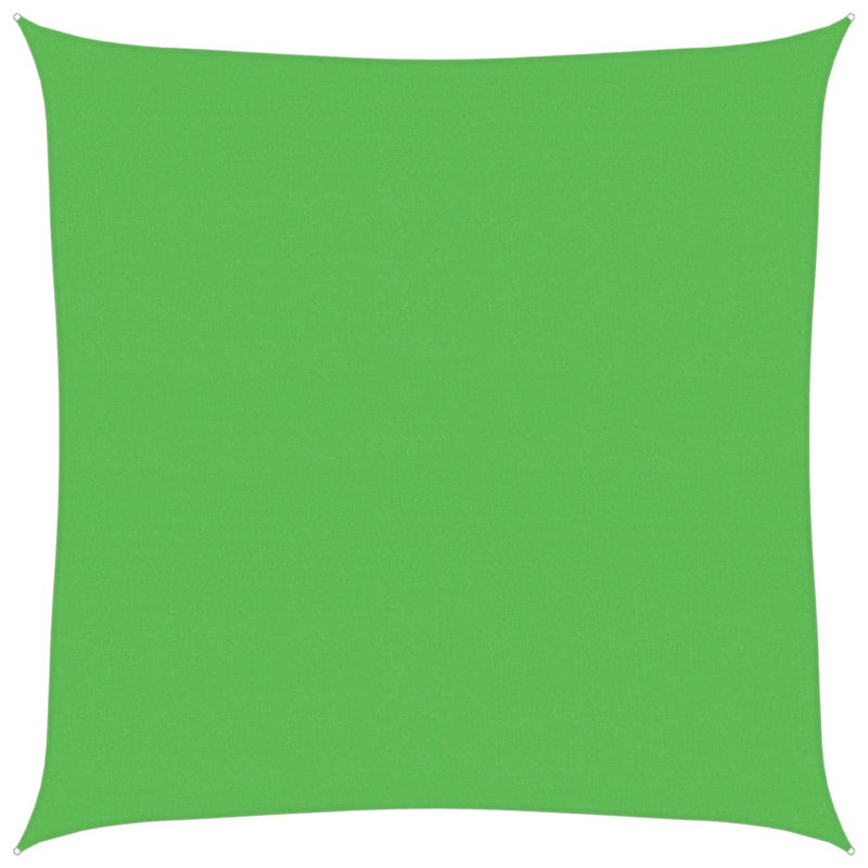Ortley Sunshade Sail 160 g/m² HDPE, 450cm W x 450cm L, Light Green