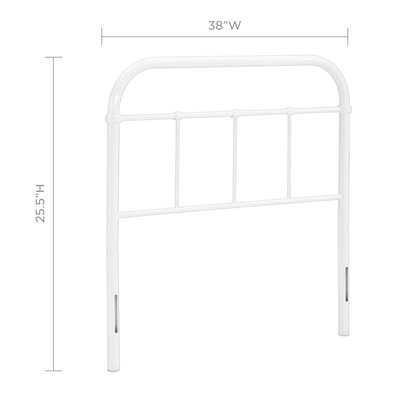 Tête de lit Lomita Classic, Blanc, Très grand