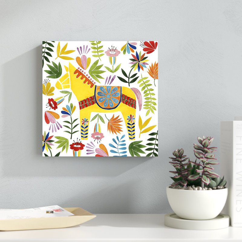 Festive Otomi III, H 12 po x l 12 po x P 1,25 po