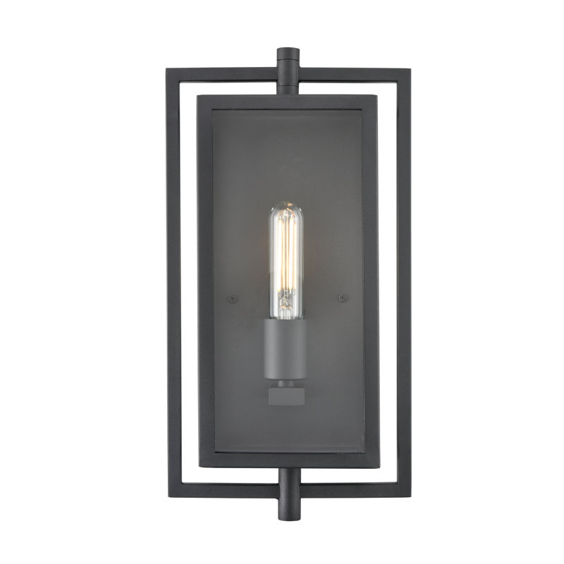 Applique murale d'extérieur 1 lumière 15,7 po Davao