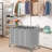 4-Bag Heavy Duty Laundry Sorter Rolling Cart-2046548821