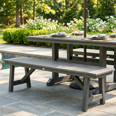 Banc sans dossier 60 po Rustic Farmhouse