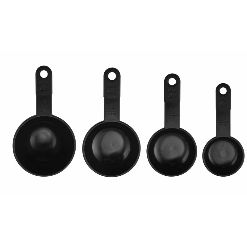 Black Stainless Steel and Plastic 15-Piece Kitchen Tool Set